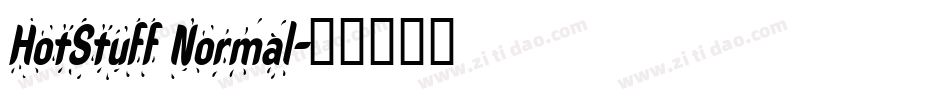 HotStuff Normal字体转换